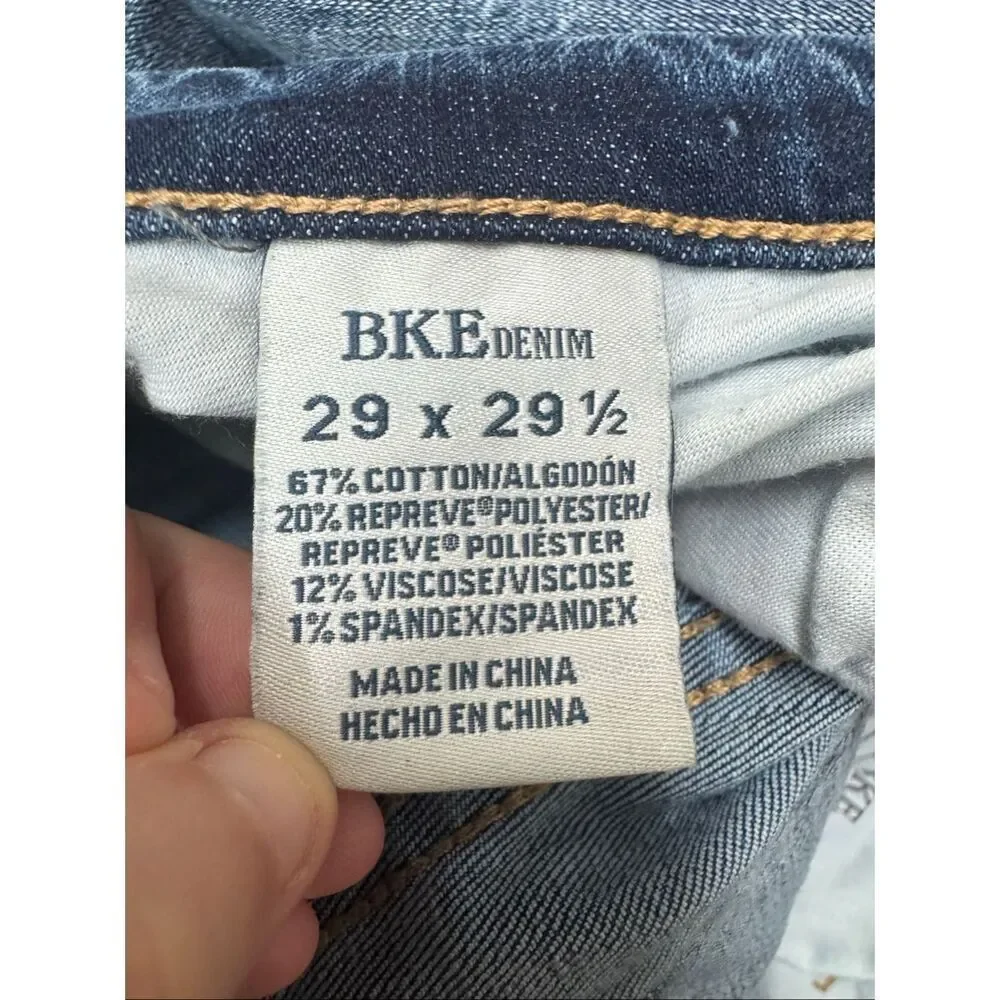 BKE Payton Mid-Rise Universal Fit Tailored Bootcut Jeans Size 29x29.5
